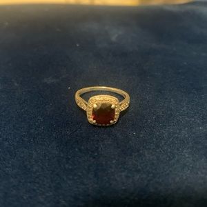 Garnet ring
